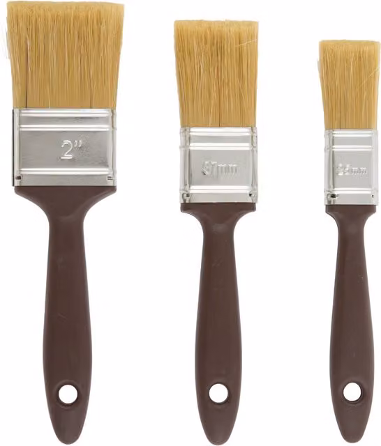 3 Piece Brown Woodcare Brush Set