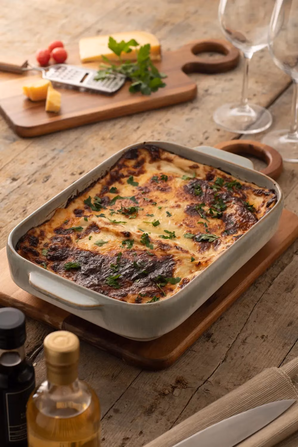Belleek Living Tivoli Rectangular Stoneware Roasting Dish in Blue, Grey and Multicolour – 2