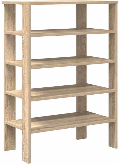 Berkfield Home Shoe Rack in Sonoma Oak, W/D/H: 61 x 32 x 87.5 cm – 1