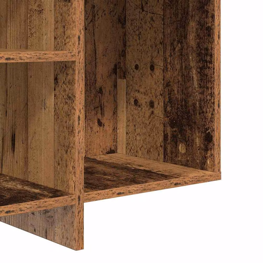 Berkfield Home Sideboard with Shelf in Brown Old Wood, W/D/H: 120 x 30 x 75 cm – 6