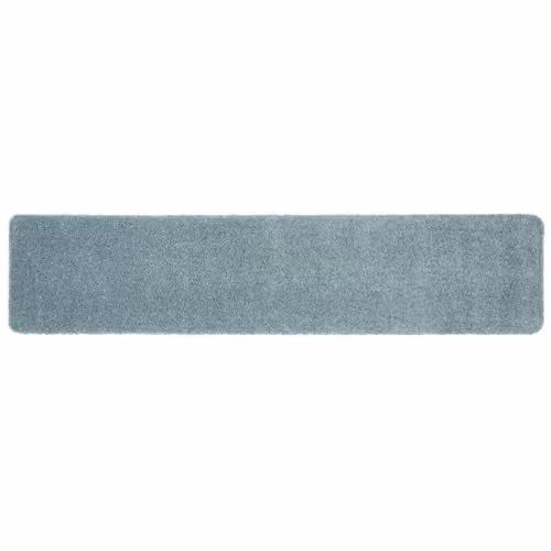 My Rug Denim Blue Non-Slip Shaggy Pile Rectangular Runner, W: 67 cm, L: 300 cm – 1