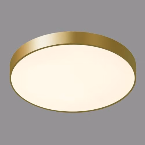 Netlighting Italux Orbital Modern LED Flush Ceiling Light in Gold with Warm White 3000K 3600lm – 2
