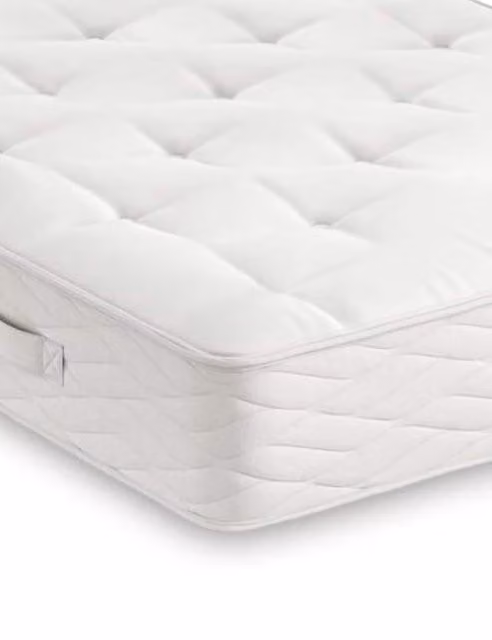 M&S 1050 Pocket Spring Firm Ortho Mattress, White, W: 140 cm, L: 200 cm