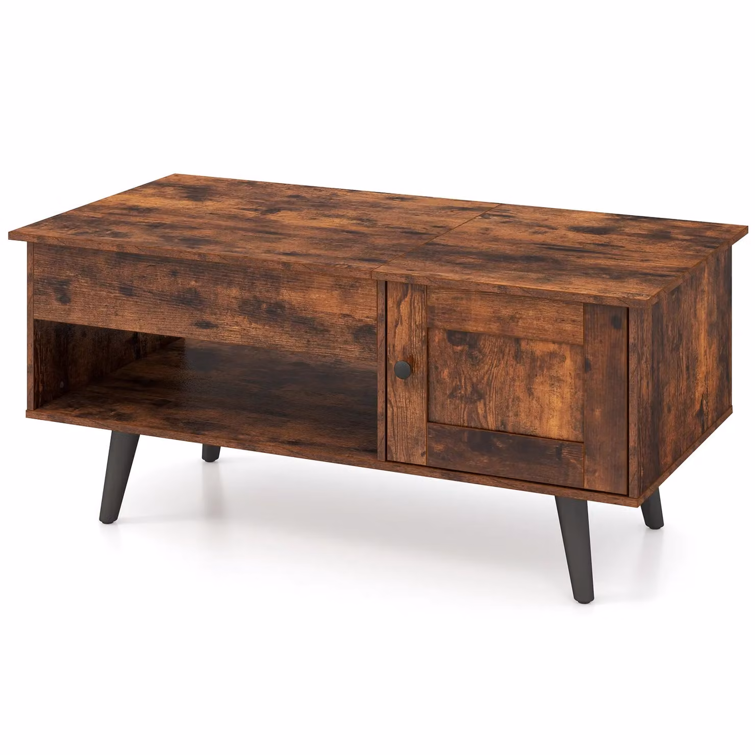 Costway Brown Lift Top Coffee Table with Storage – 2