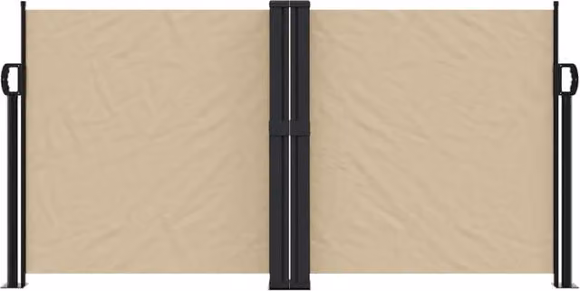 Berkfield Home Retractable Single Side Awning in Beige, W/H: 120 x 1200 cm – 1