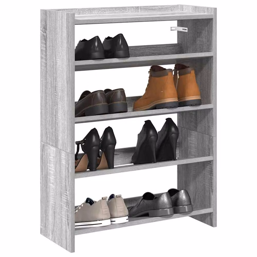 Berkfield Home Grey Shoe Rack, W/D/H: 60 x 25 x 81 cm – 2