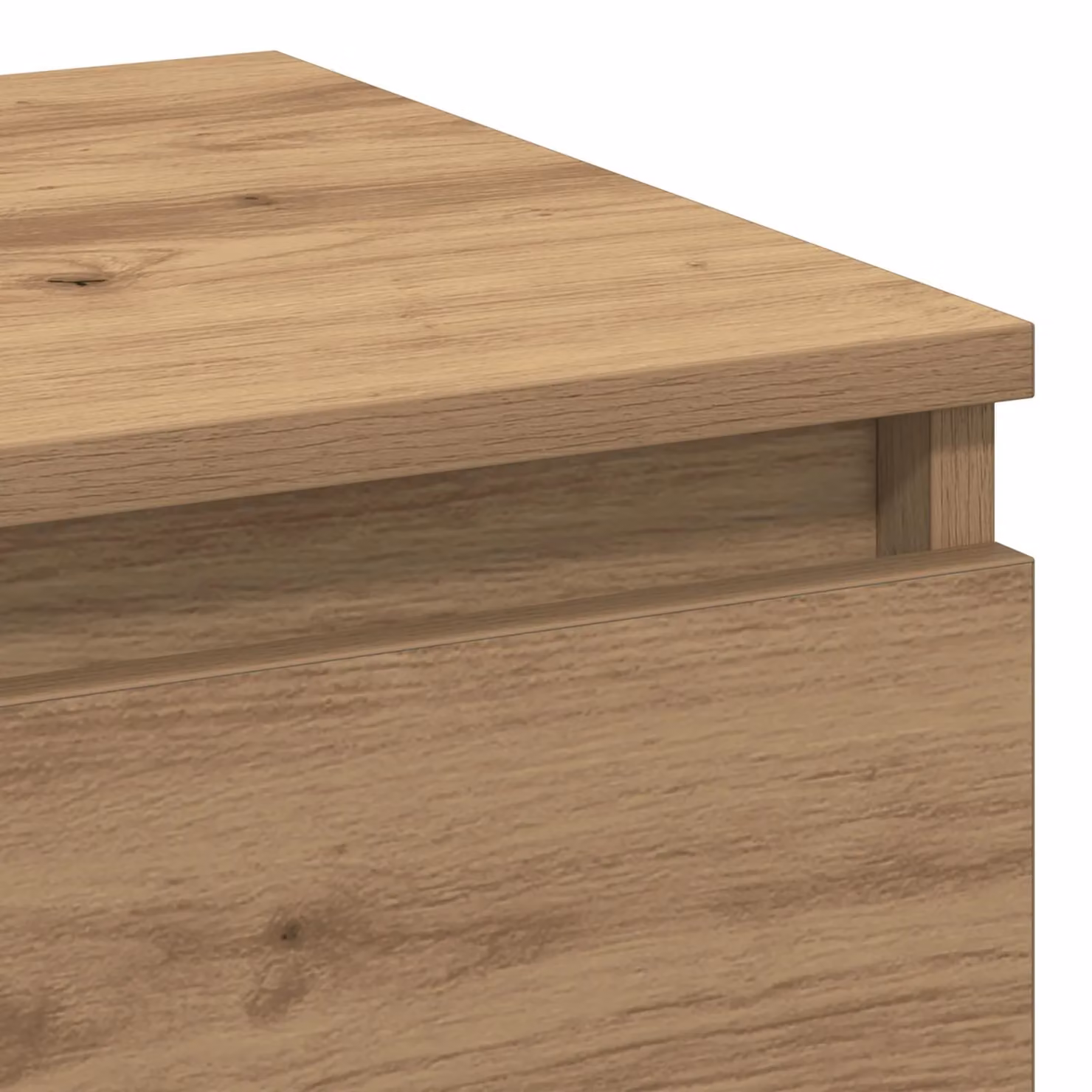 Berkfield Home Set of 2 Artisan Oak Bedside Cabinets, Brown, W/D/H: 40 x 35 x 50 cm – 4