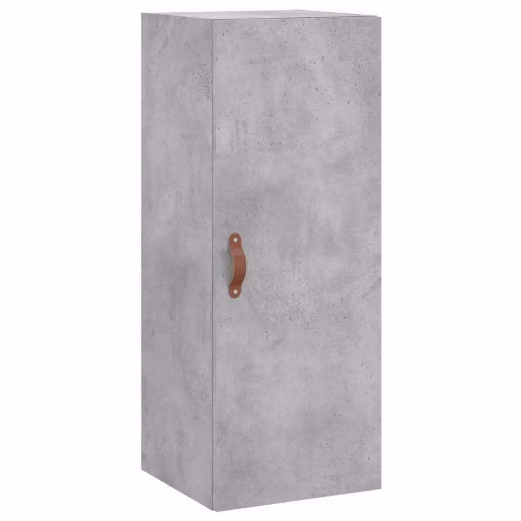 Berkfield Home Wall Mounted Cabinet in Grey, W/D/H: 34.5 x 34 x 90 cm – 2