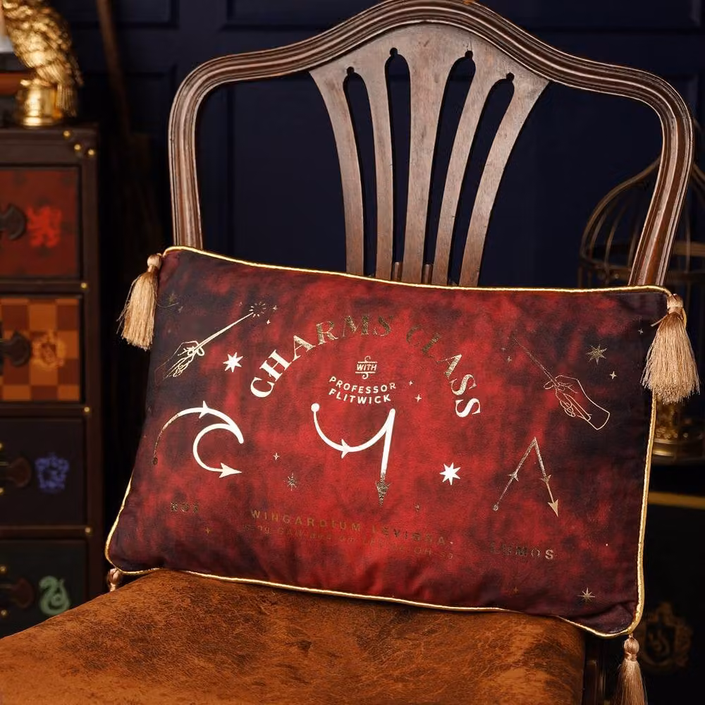 Warner Bros Harry Potter Alumni Velvet Cushion in Red – 2