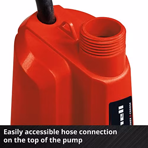 Einhell GE-SP 18 Li-Solo Cordless Clear Water Pump in Red and Black – 7