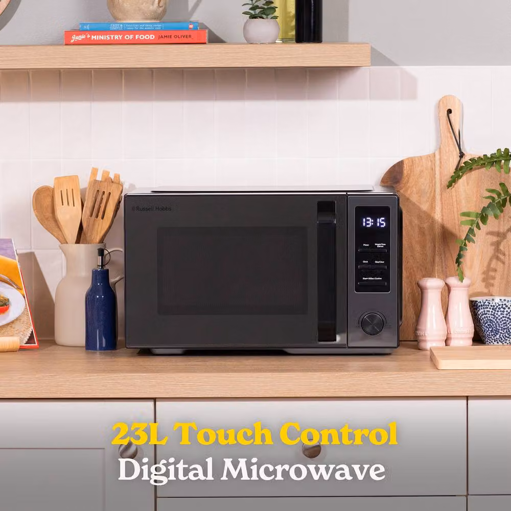 Russell Hobbs RHM2372 Digital Solo Microwave, 23L, 800W, Dark Grey – 2