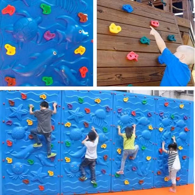 Hygrad 20-Piece Kids Climbing Stones Set in Multicolour and Red