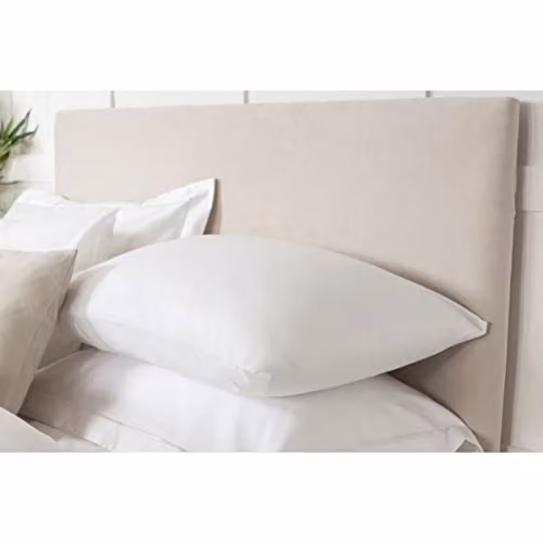 Belledorm Linen Headboard Wrap in White or Beige