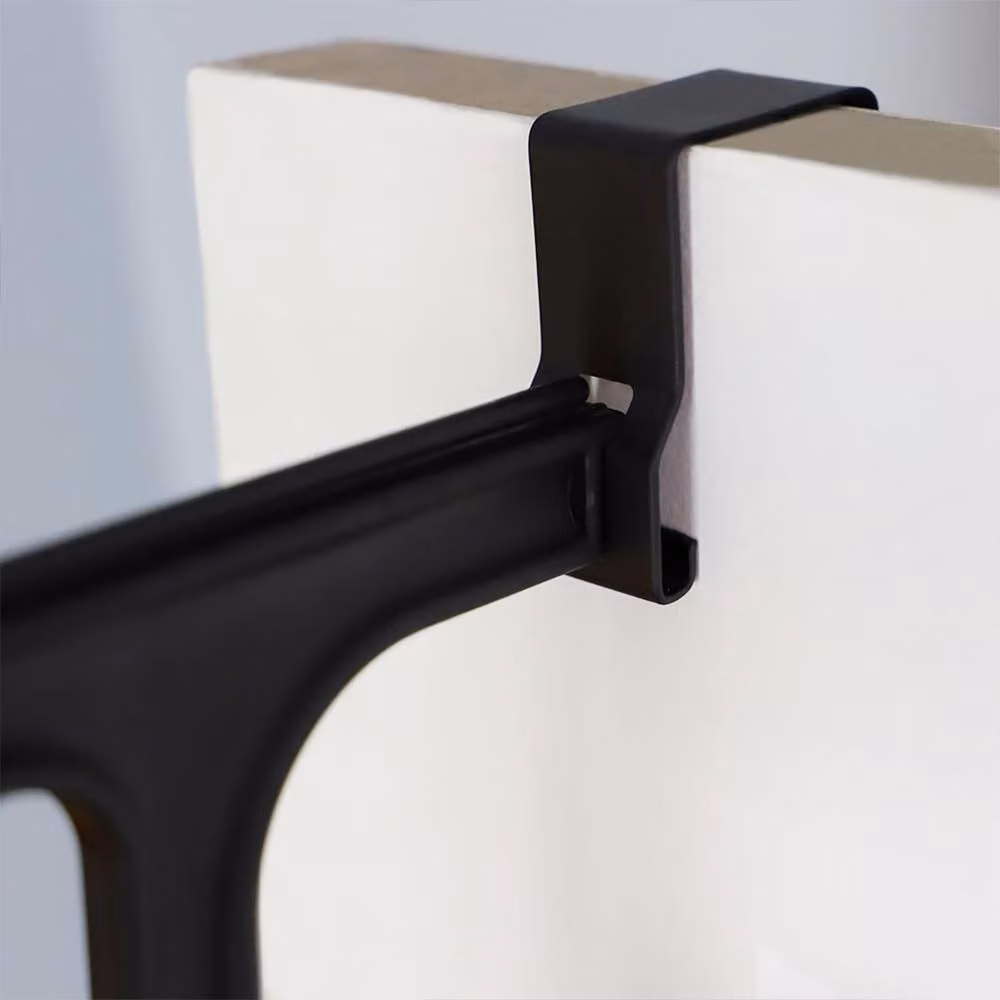 Ventryn 12 Tier Over Door Hanging Shoe Rack Storage Stand, Black, H 180.0 x W 57.0 x D 19.0 cm – 3