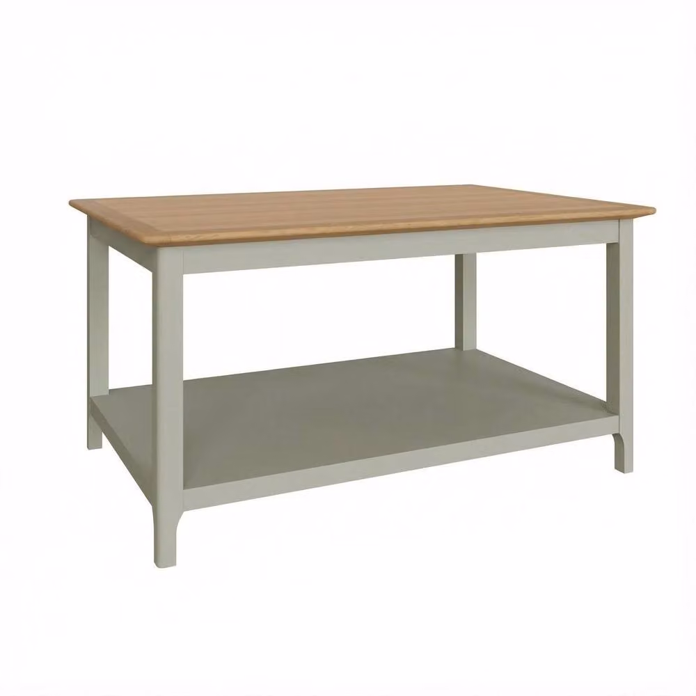 FWStyle Taberno Modern Rectangular Coffee Table in Sage Green Oak, W/D/H: 90 x 60 x 46 cm – 2