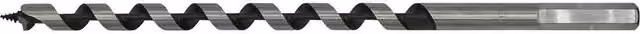 Loops Silver Hardened Auger Wood Drill Bit with Hexagonal Shank, Diameter: 10 mm, Length: 235 mm