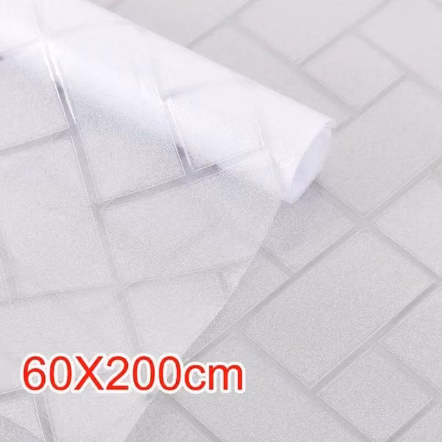 PAWNORA Transparent Frosted Self-Adhesive Window Film