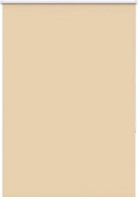 Berkfield Home Blackout Roller Blind, Beige Polyester, W: 95 cm, H: 150 cm