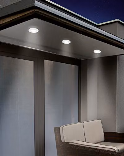 Loops IP65 Recessed Outdoor Wall Light in White Cast Aluminium with 5W GU10 Bulb – 2