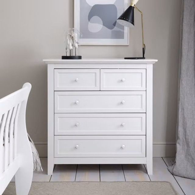 Noa and Nani Modern White Freestanding Bedroom Chest of Drawers