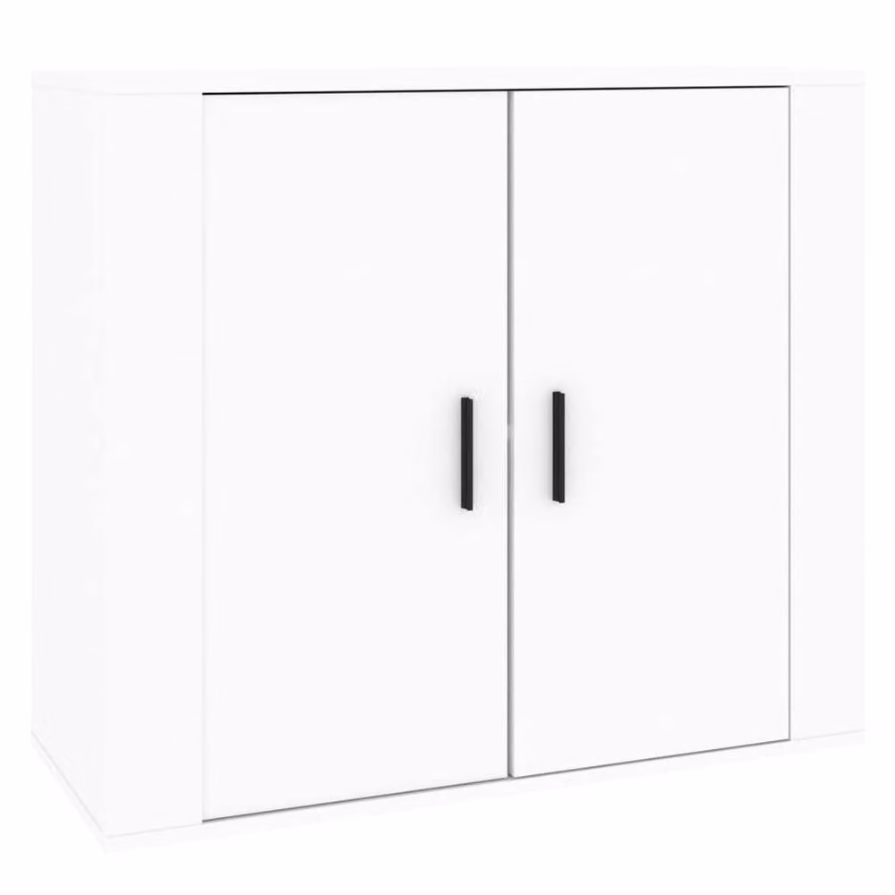 Berkfield Home White Modern Sideboard in MDF, W/D/H: 80 x 33 x 70 cm – 2
