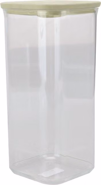 VFM e-Store Airtight Food Storage Container, 1.7 l, White and Transparent, Leakproof and Stackable Plastic Container