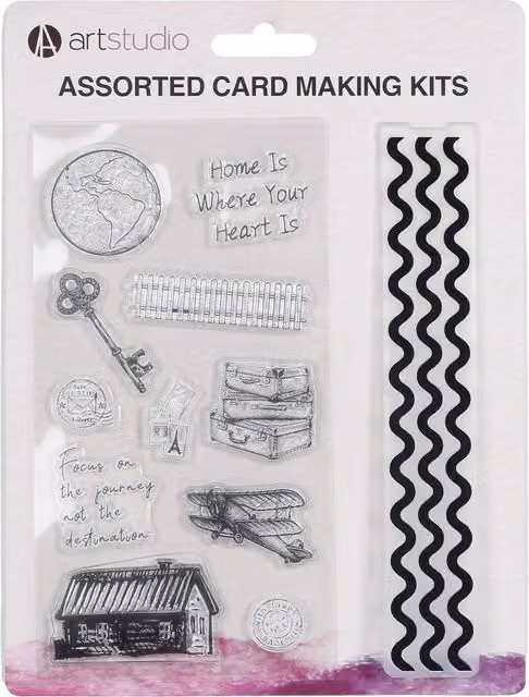 Art Studio Assorted Multicolour Card Making Kit for Adults