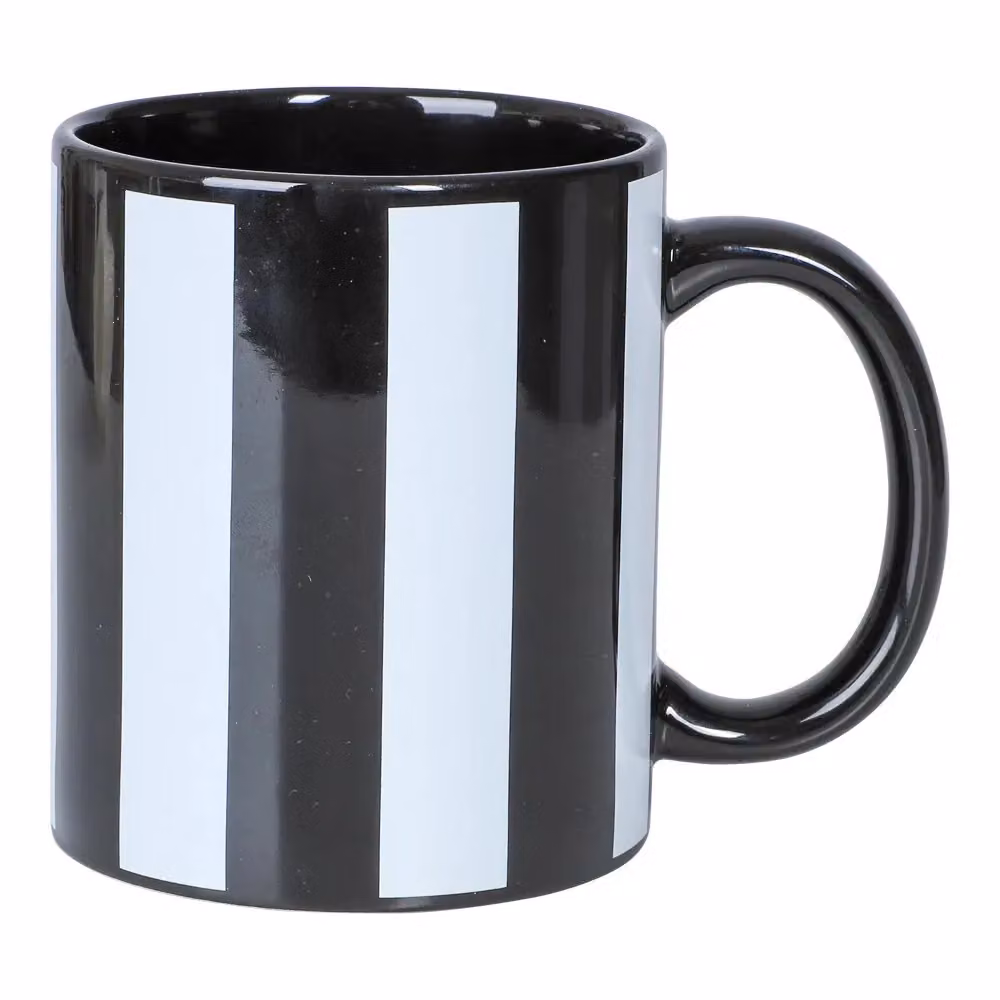 Newcastle United FC Striped Ceramic Mug in Black – 3