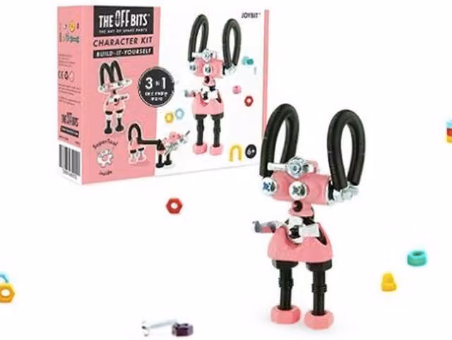 OffBits Pink Build It Yourself Creative Robotics and Coding Toy