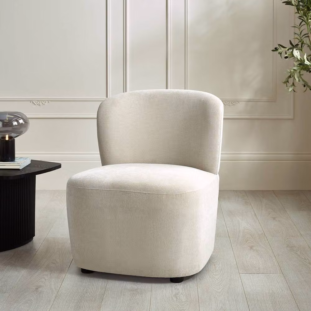 Cheshire Lulu Boucle Accent Chair in White – 2