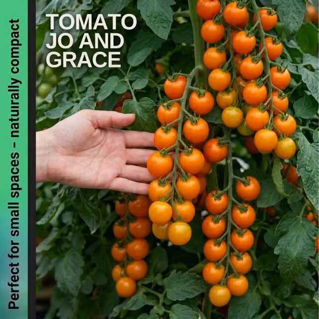Plants By Post Tomato Jo and Grace Patio Cherry Tomato in a 5L Pot