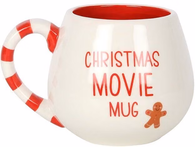 KDMD Christmas Movie Rounded Mug in White
