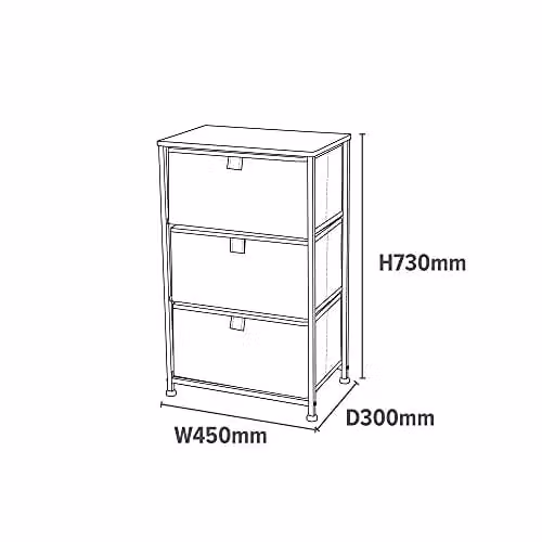 Liberty House Toys Unicorn 3 Drawer Storage Chest in Pink, W/D/H: 73.0 x 45.0 x 30.0 cm – 2