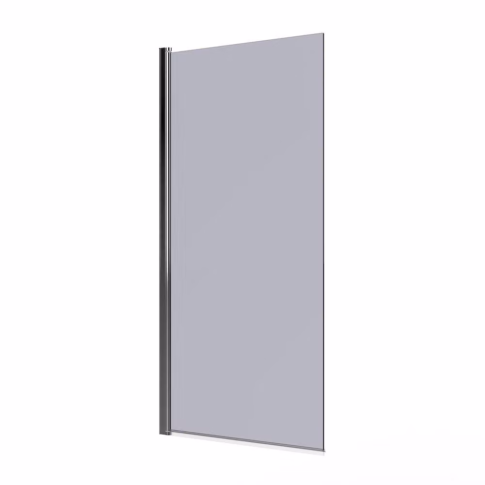 Living and Home Grey Tinted Tempered Glass Pivot Shower Screen, H: 190 cm x W: 79.5 cm x D: 14 cm (4mm Thickness) – 2