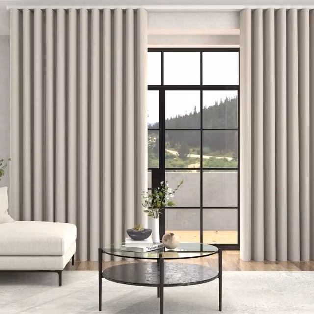 Terrys Arla Soft Texture Made To Measure Blackout Eyelet Curtains in Wave Salt