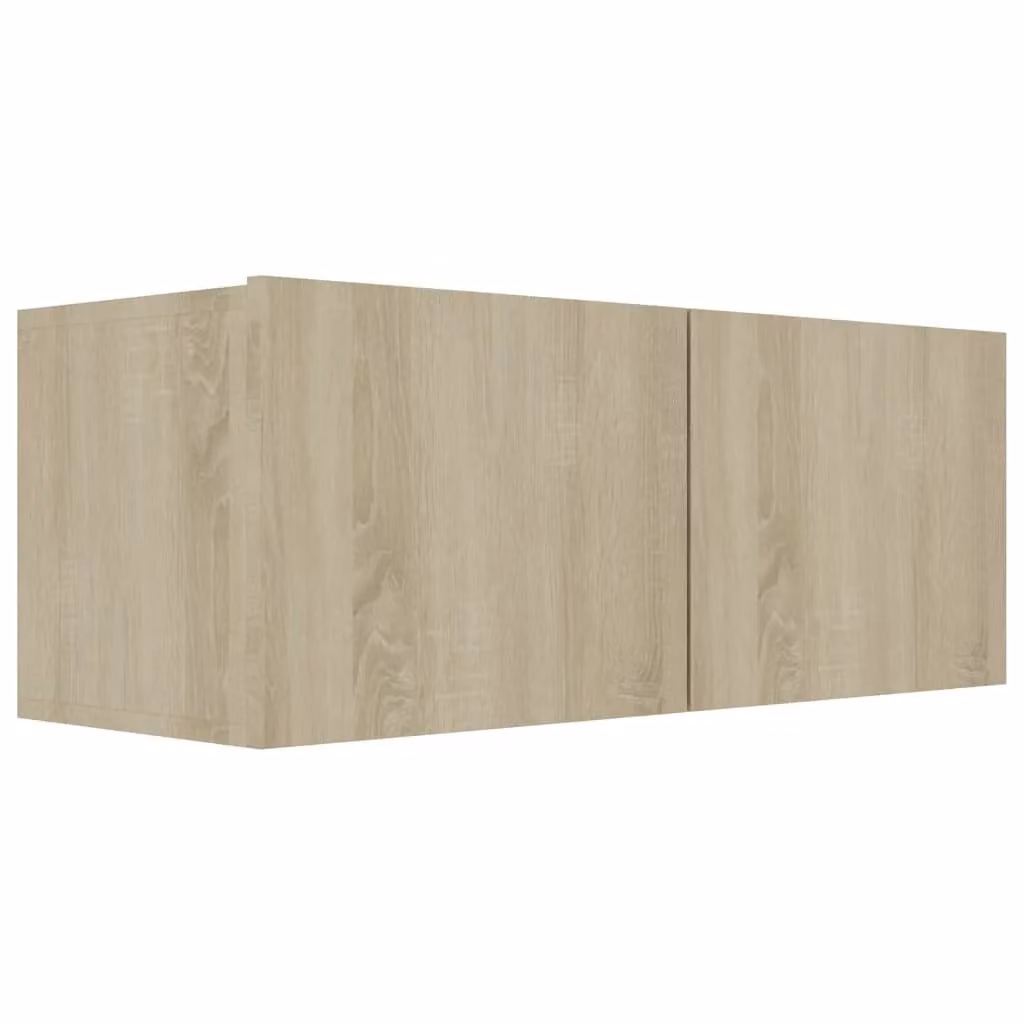 Berkfield Home 3 Piece Classic TV Cabinet Set in Sonoma Oak Brown Engineered Wood – 3