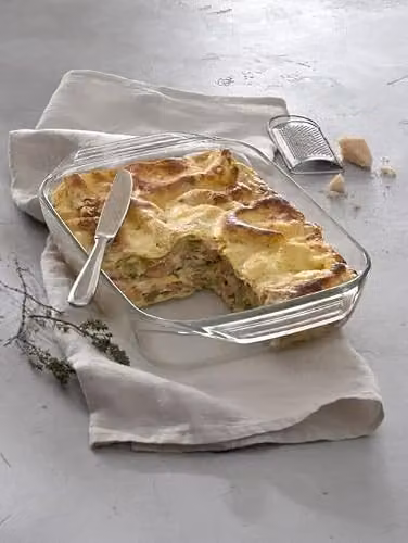 Pyrex Irresistible Easy Grip Rectangular Glass Roasting Dish, Transparent, Pack of 2, W: 27 cm, D: 17 cm – 3