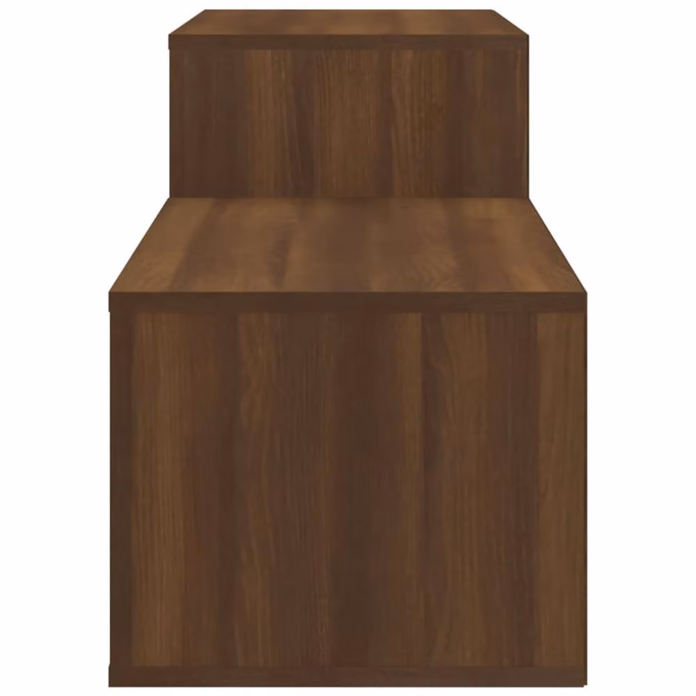 Berkfield Home Brown Oak Shoe Cabinet W: 150 cm, D: 35 cm, H: 45 cm – 3