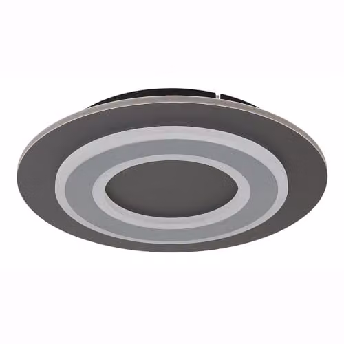 Netlighting Globo Lighting Modern Round LED Ceiling Light in Anthracite Grey, D 32 cm