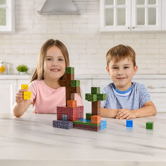 Kidkid Kids Magnetic Building Blocks Toy Set in Multicolour