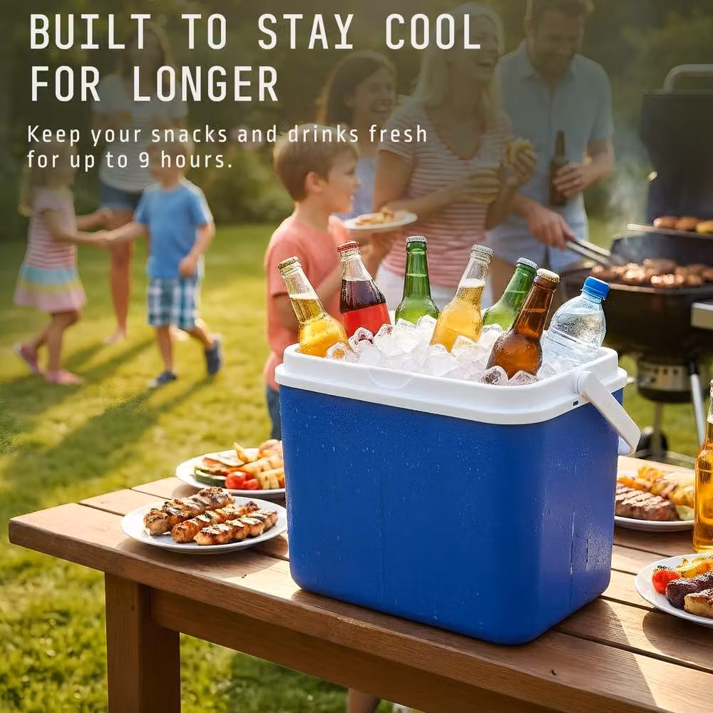 Voyager 30L Insulated Cooler Box in Blue – 2