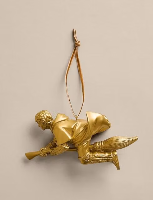 M&S Gold Harry Potter Hanging Christmas Decoration Mix