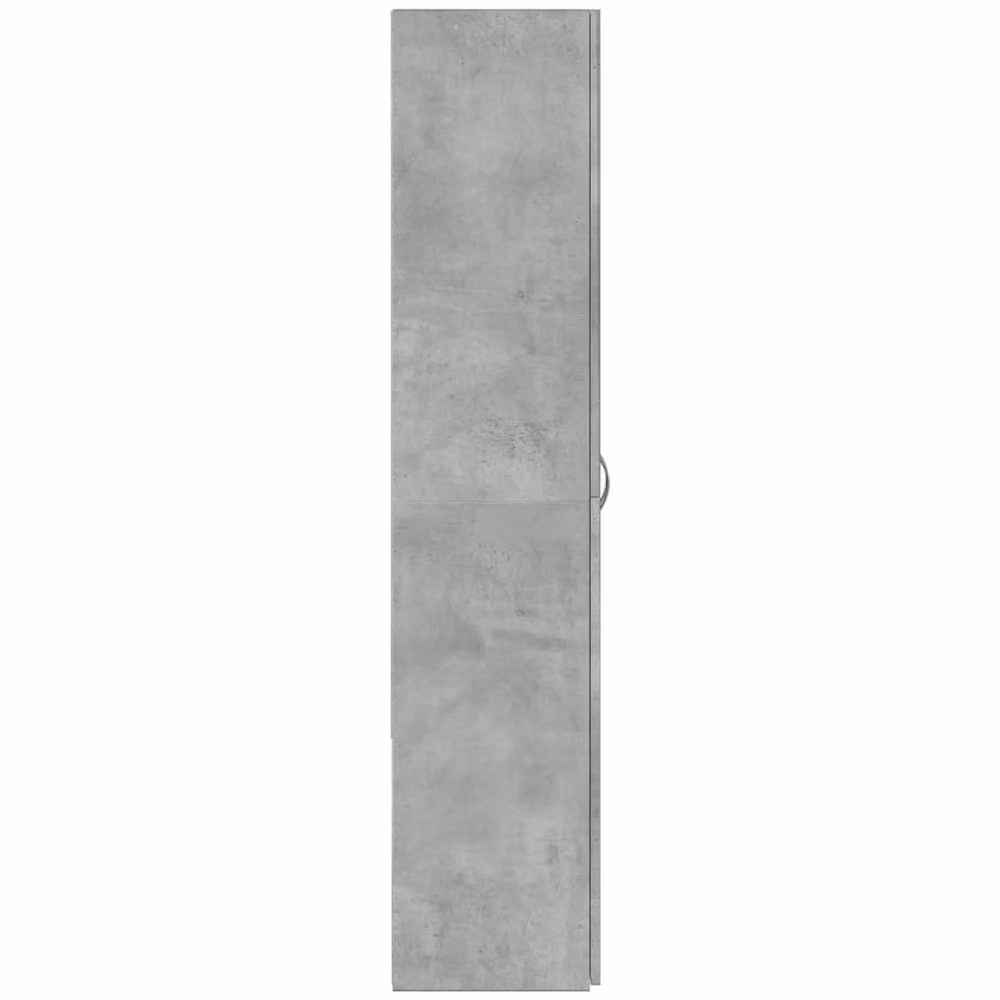 Berkfield Home Grey Concrete Archive Shelving Cabinet with Hinged Doors, W/D/H: 60 x 32 x 153 cm – 2
