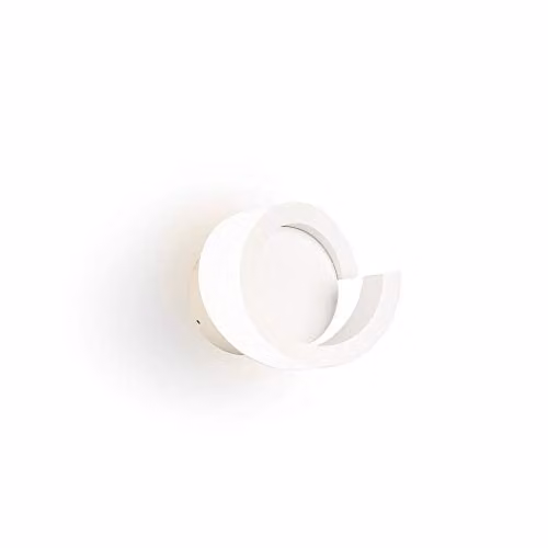 Netlighting Tsunami Round LED Wall Lamp, White, 12W, 3000K, 900lm
