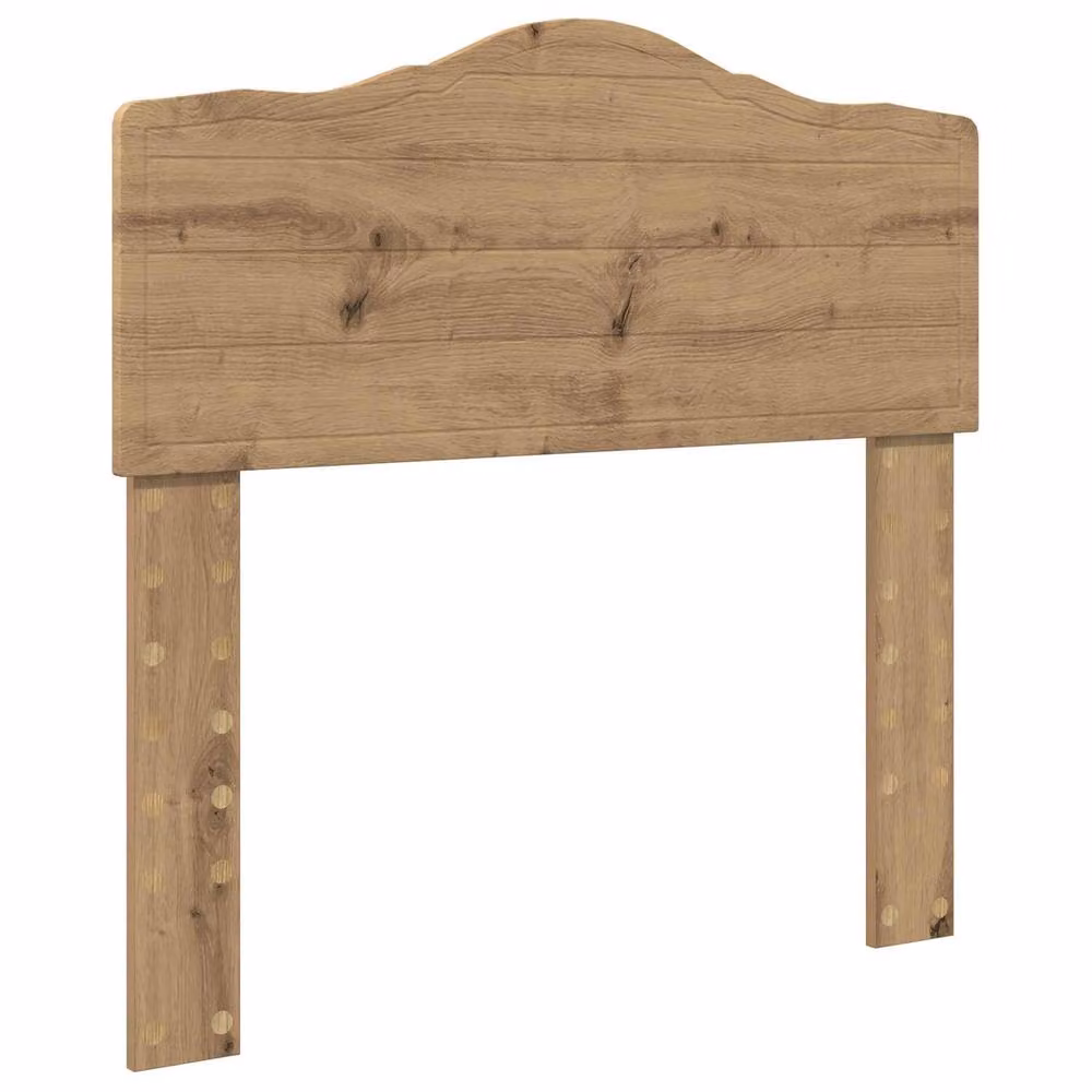Berkfield Home Artisan Oak Bed Frame in Brown with Solid Pine Wood, W/D/H: 100 x 200 cm – 3