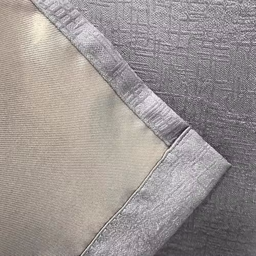 Enhanced Living Vogue Grey Silver Thermal Eyelet Curtains, W: 168 cm, H: 229 cm – 3