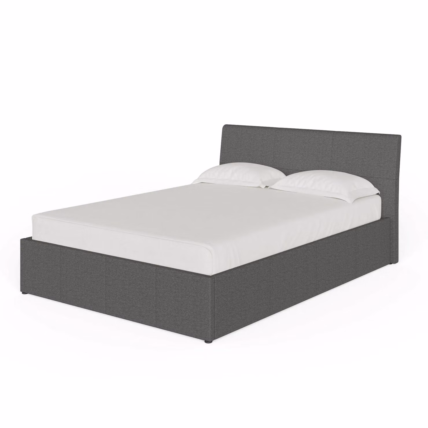 GFW Ascot Grey Fabric Ottoman Storage Bed Frame, King Size (180 x 200 cm) – 2