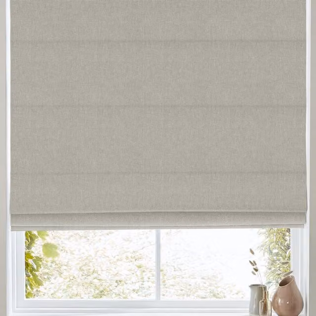 Terrys Positano Plain Roman Blind in Beige