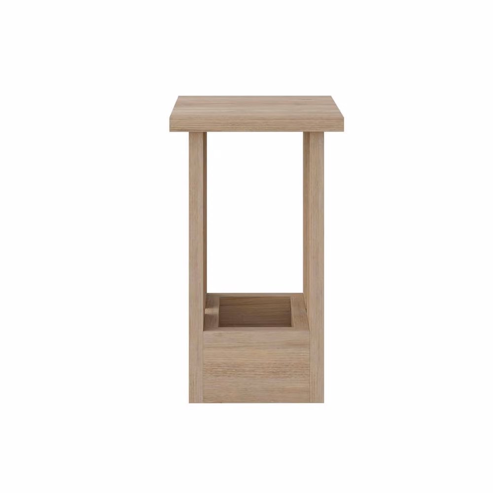 Decortie Tasos Modern Minimalist Side Table in Sand, W/D/H: 30 x 30 x 50.5 cm – 2