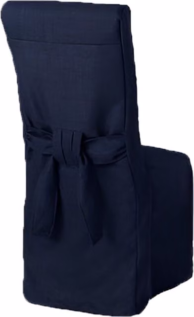Gardenista Midnight Blue Plain Dining Chair Slipcovers for Weddings and Parties